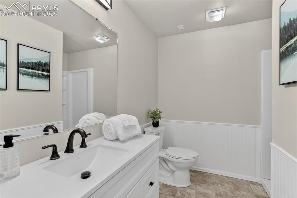 Image 25 of 32: Guest bath - lower level