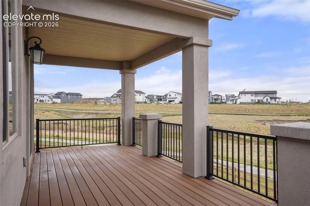 Image 9 of 48: Covered Composite Deck measures 24