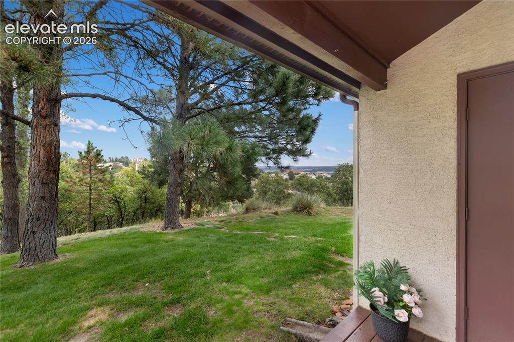 Image 4 of 34: City views from the back porch! 