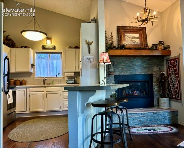 Image 9 of 39: Fireplace
