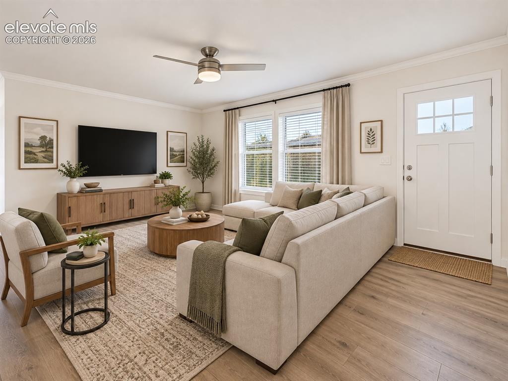 Image 21 of 47: Family Room – Bright living area offers ample space for comfortable seating