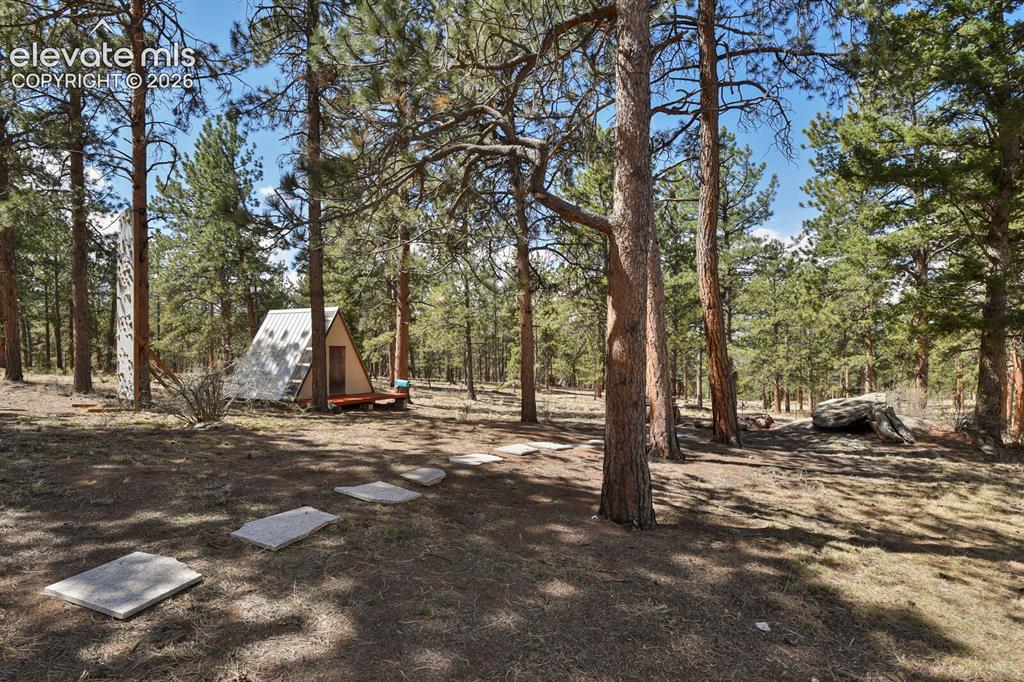 Image 34 of 46: A-frame play fort