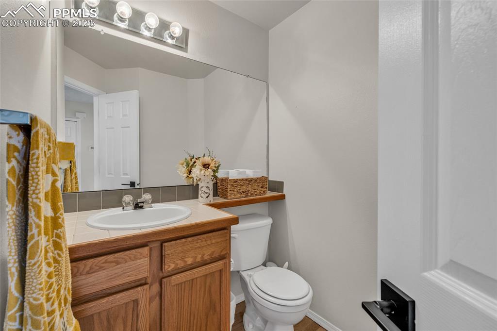 Image 23 of 40: Bathroom featuring vanity and toilet