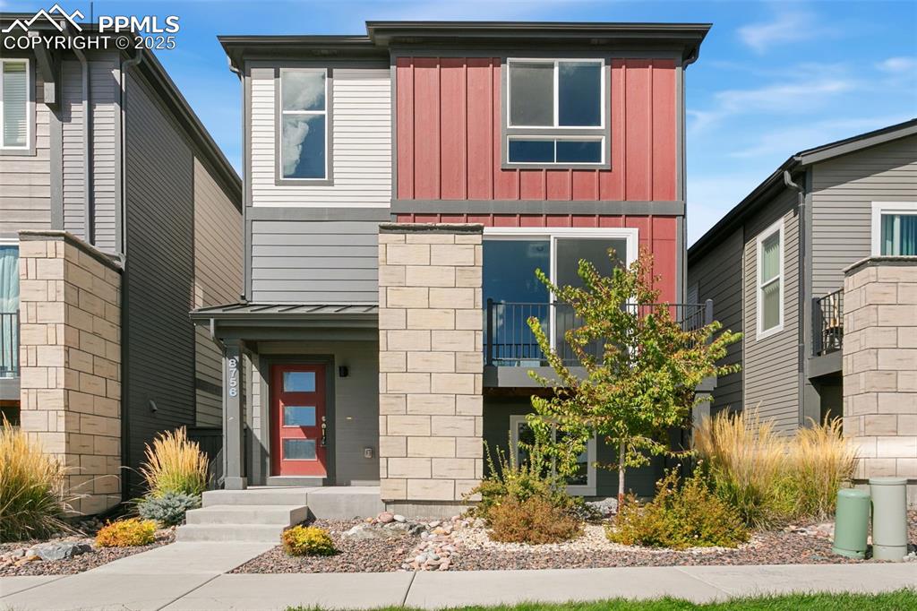 Caption: Front of Structure