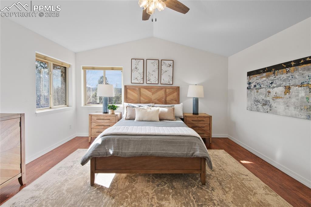 Image 25 of 50: Large Primary Bedroom with adjoining primary 5 piece bathroom