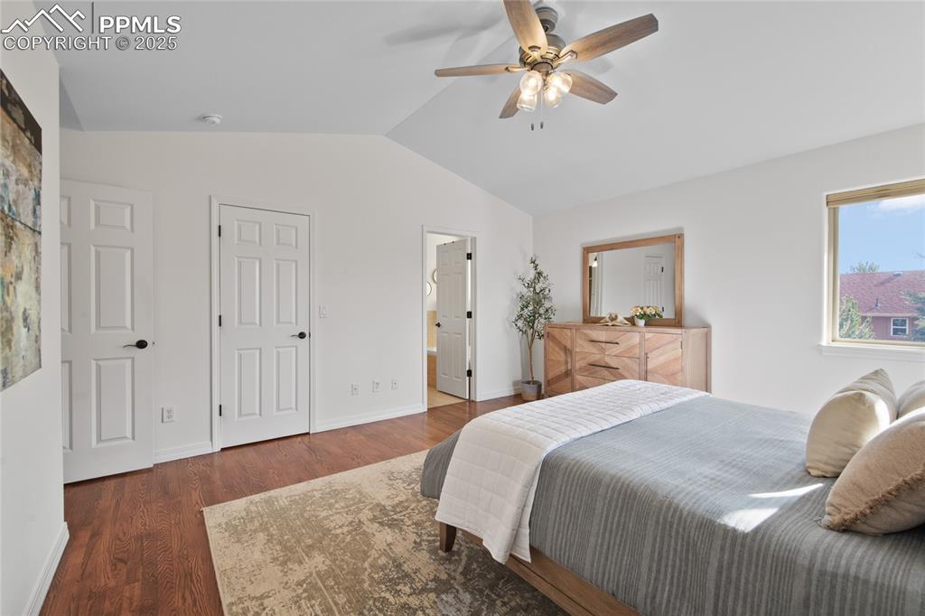 Image 26 of 50: Large Primary Bedroom with adjoining primary 5 piece bathroom