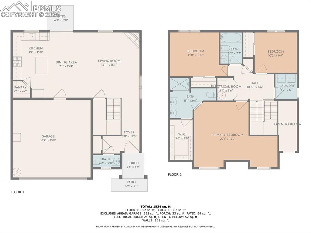 Image 40 of 40: Main & 2nd Floorplan