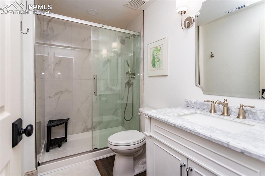 Image 42 of 50: Lower level 3/4 Bath