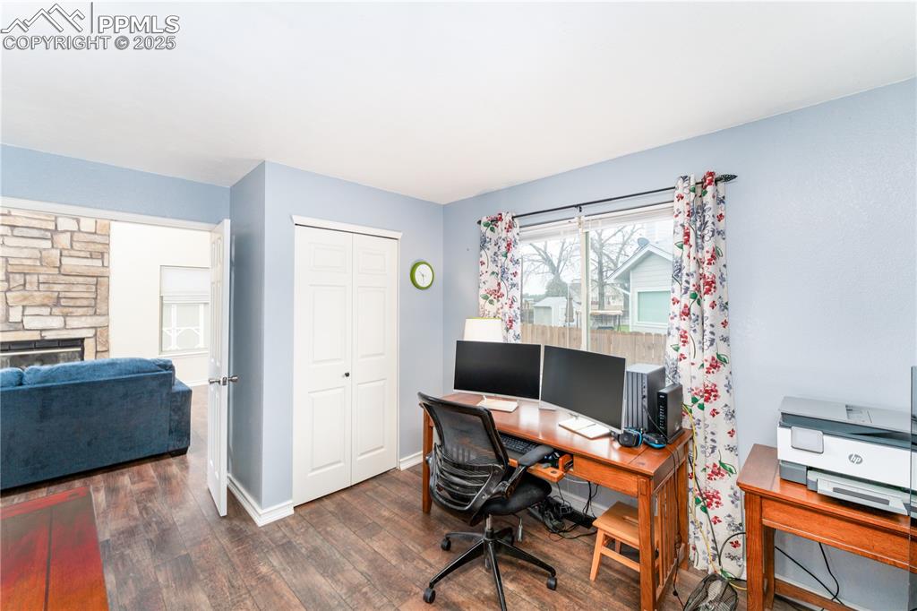 Image 9 of 34: Main level bedroom
