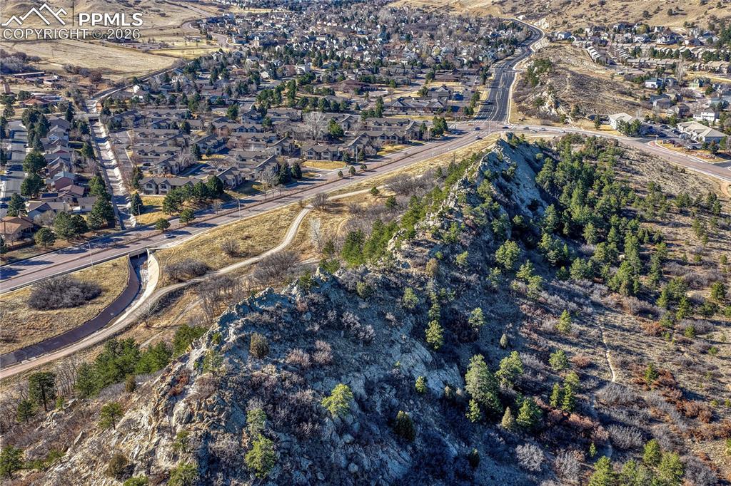Image 40 of 47: Ute Valley Open Space with Arbors at Mountain Shadows in the background