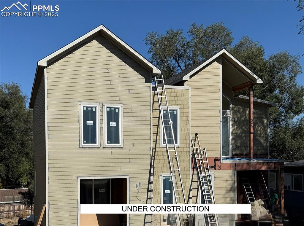 Caption: Front of Structure