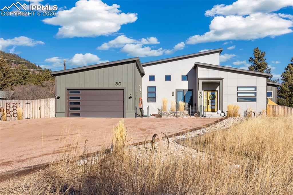 Caption: Front of Structure