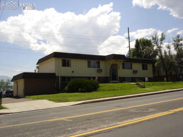 Caption: Front of Structure