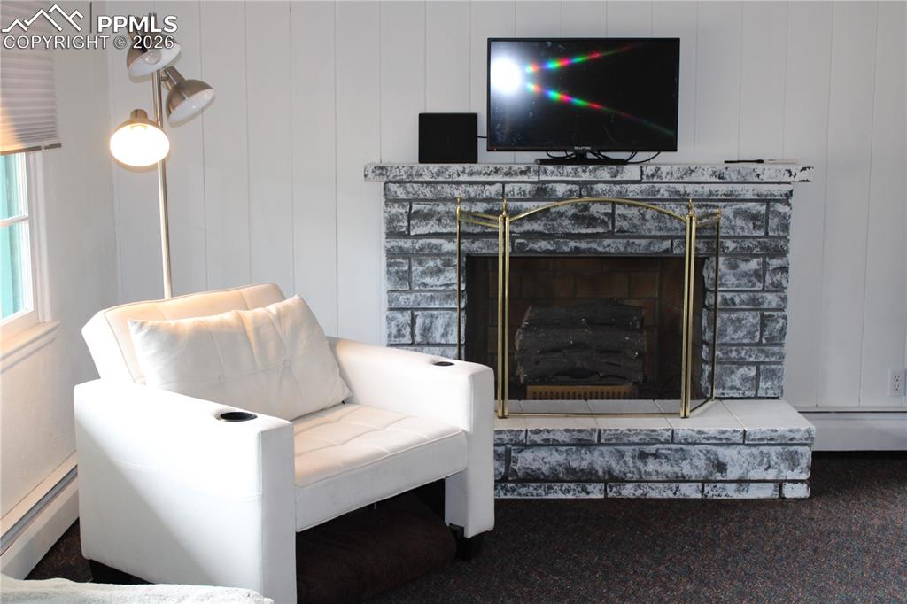 Image 6 of 24: Gas fireplace