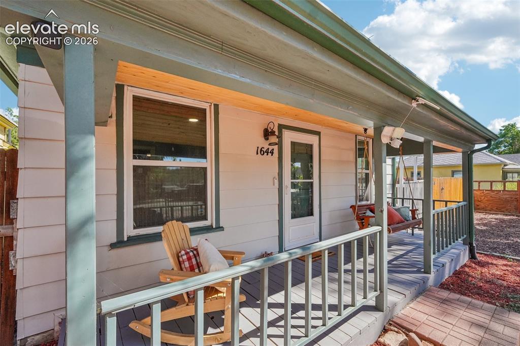 Image 3 of 43: Covered front porch