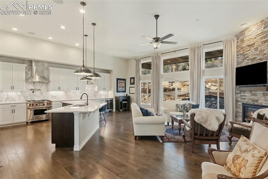 Image 3 of 49: An open-concept great room serves as the central hub of the home, drawing t