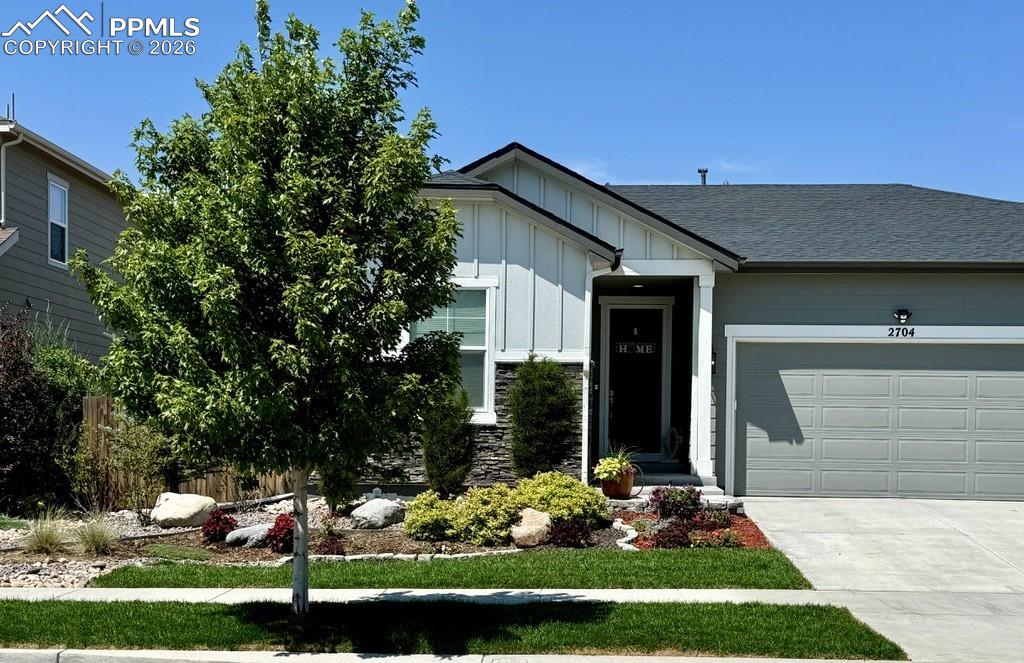 Caption: Front of Structure