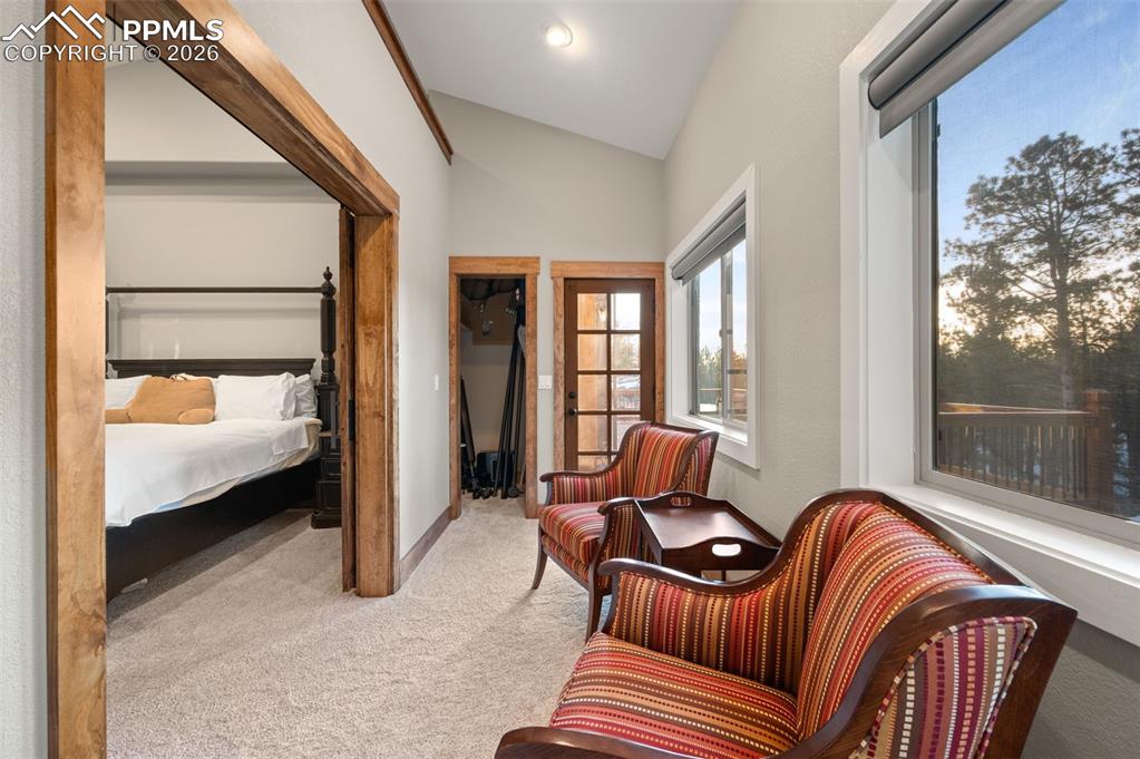 Image 17 of 50: Flex room with automatic black out roller shades and closet/storage room wi