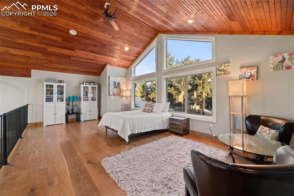 Image 25 of 50: Upstairs loft ready to be used as an additional sleeping area or makes a gr