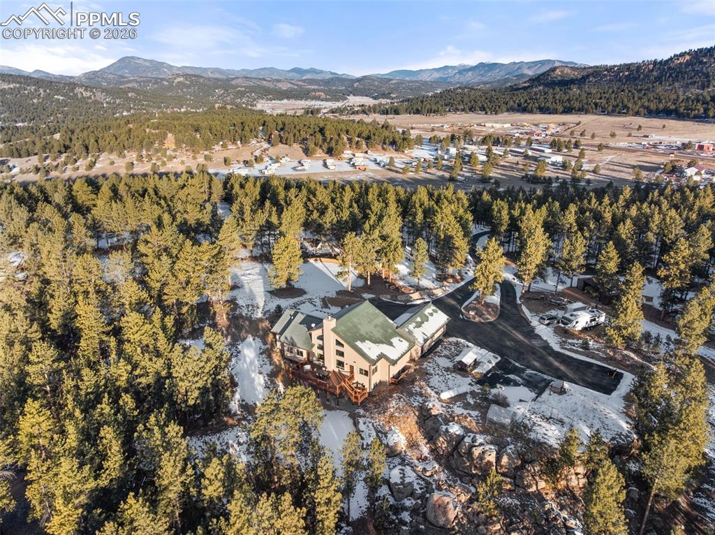 Image 45 of 50: Showcases the privacy of this 22 acre sanctuary!