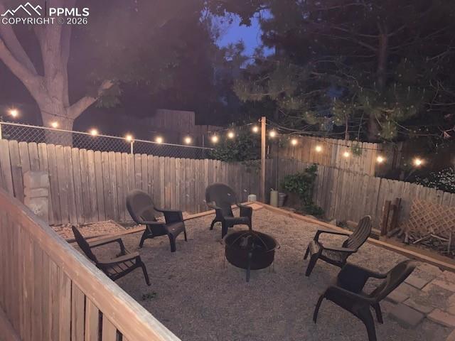 Image 28 of 28: backyard firepit