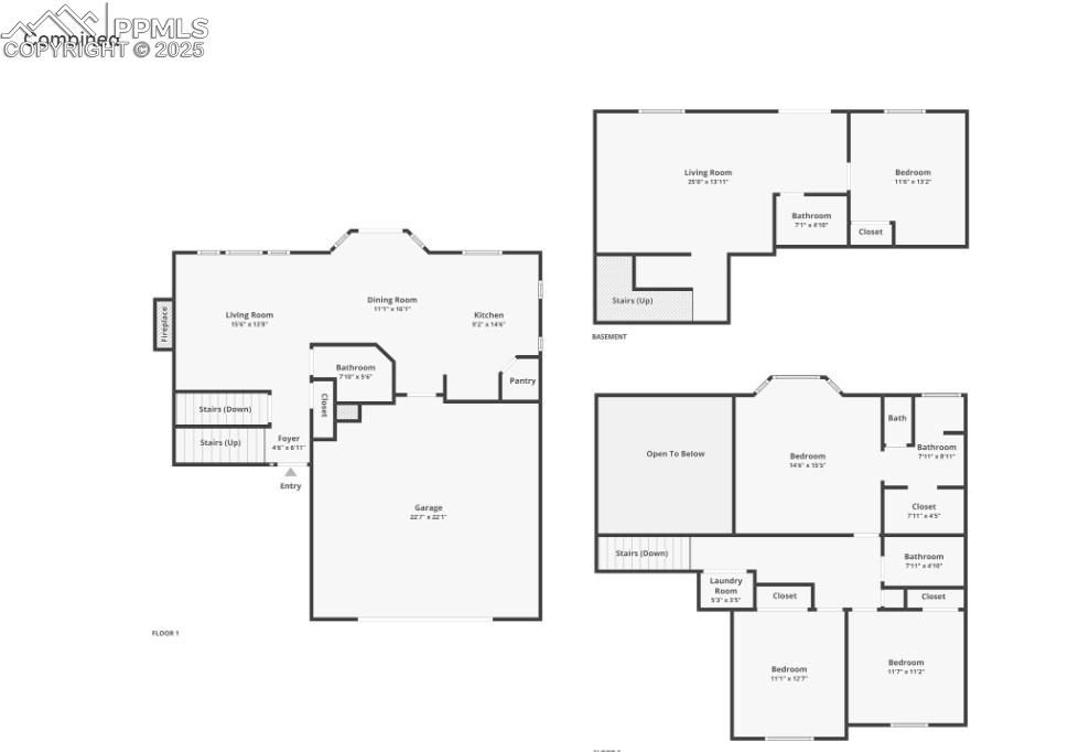 Image 29 of 29: Combined floor plan