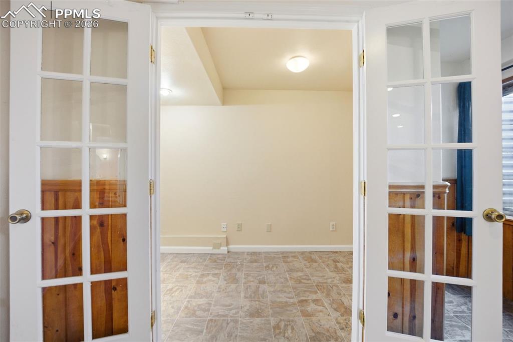 Image 35 of 50: Basement office area / storage area