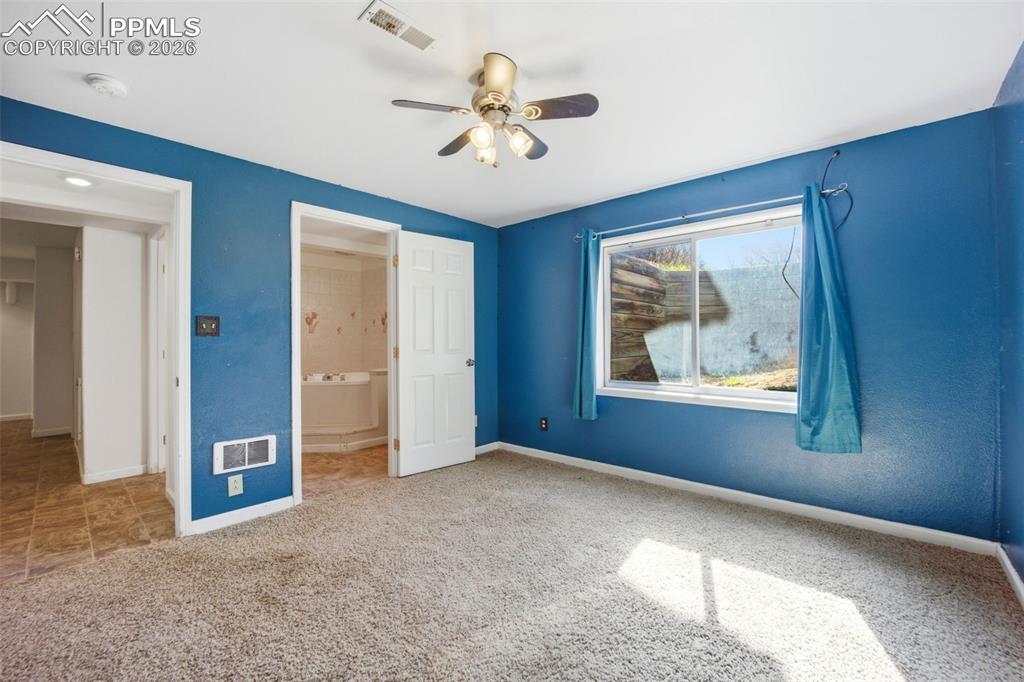 Image 38 of 50: Basement bedroom with garden level window