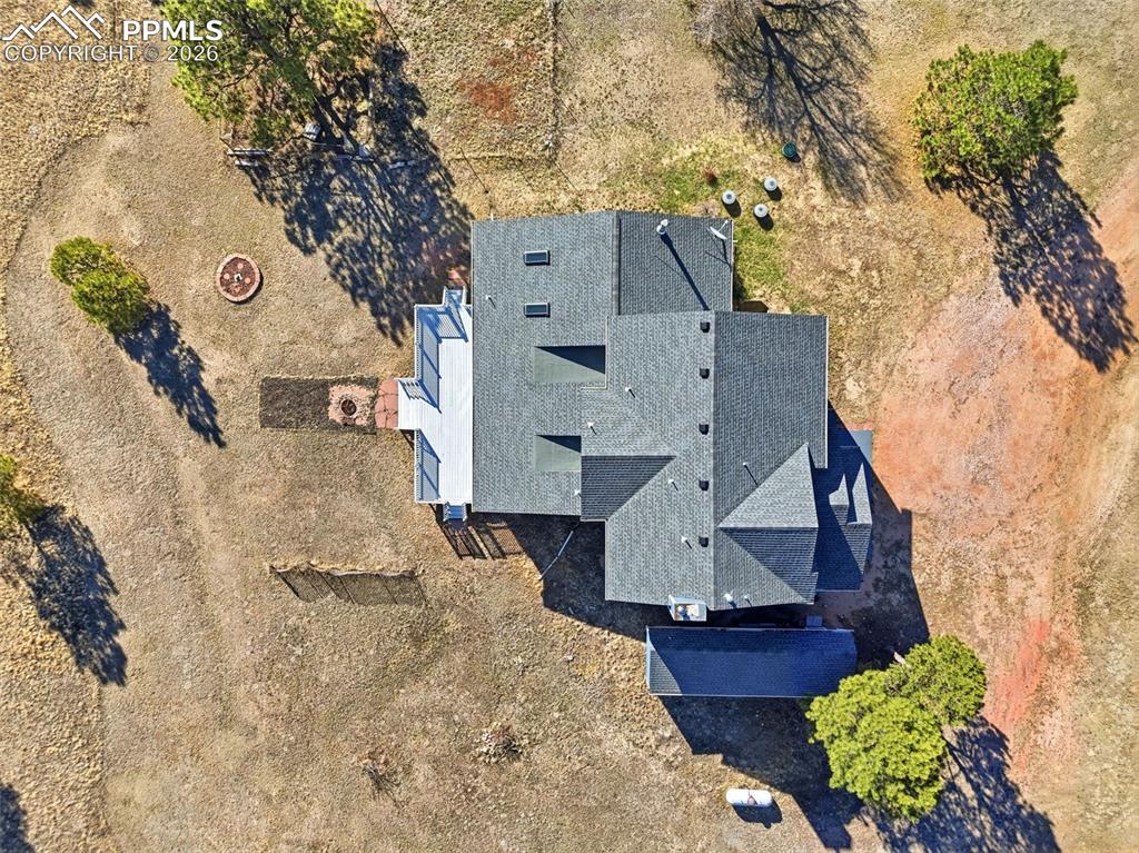 Image 46 of 50: View from above of property