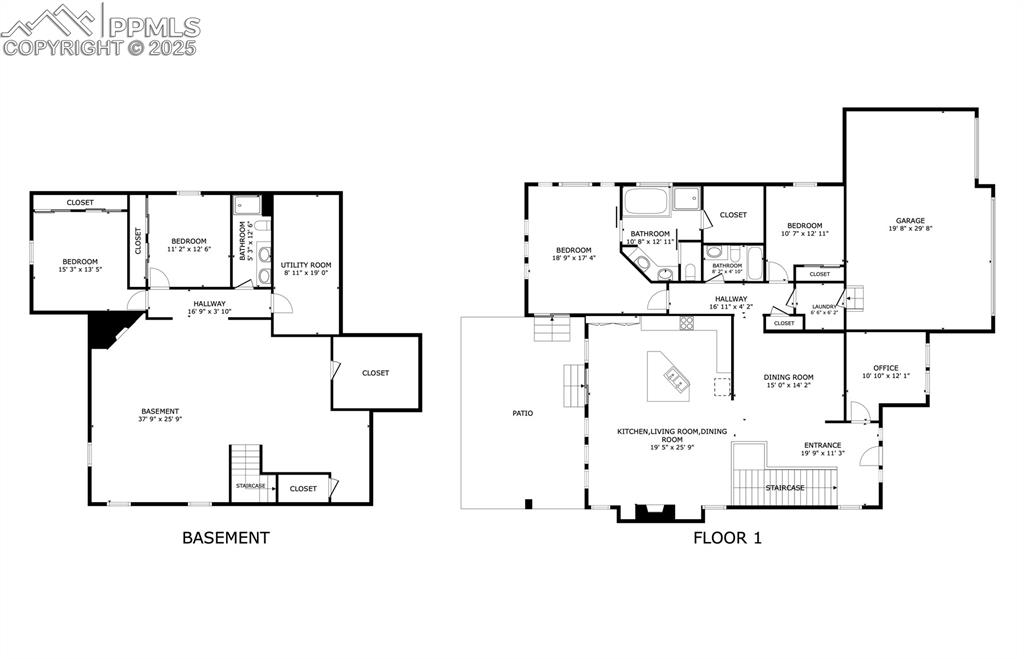Image 43 of 43: View of floor plan / room layout