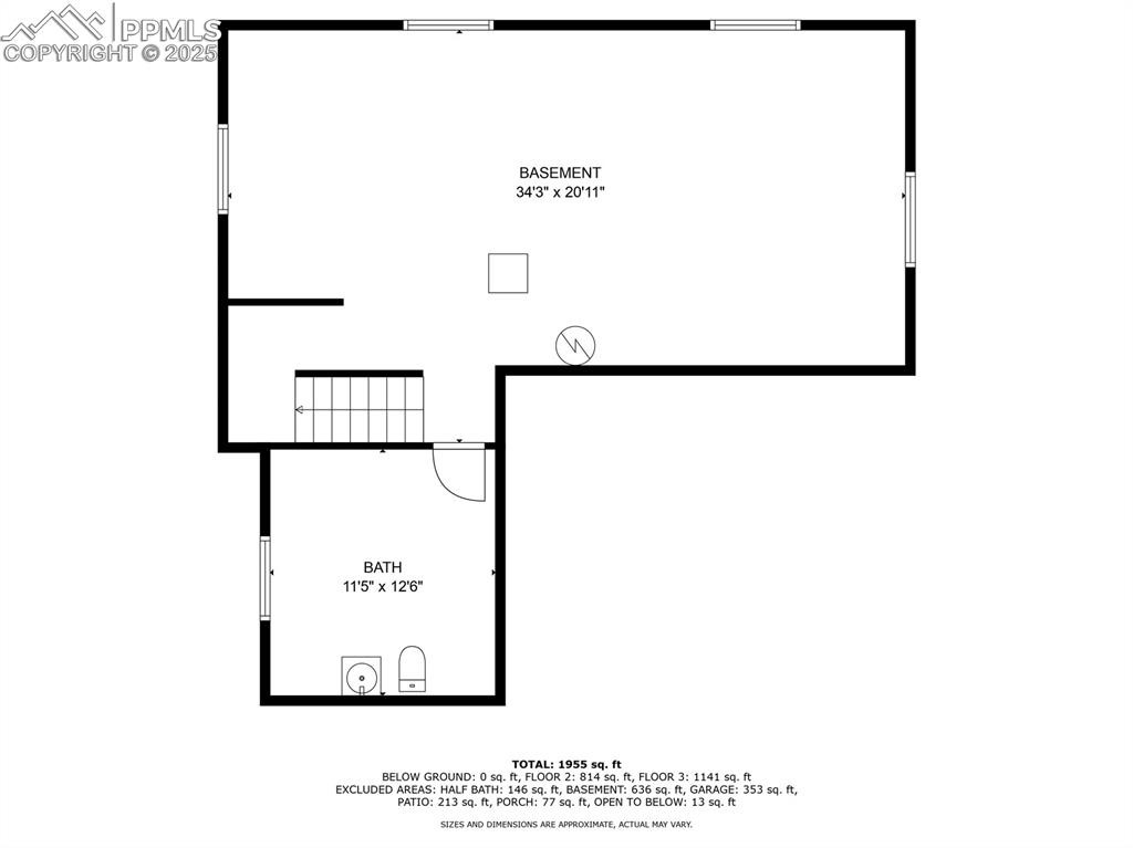Image 34 of 35: Basement Floor Plan
