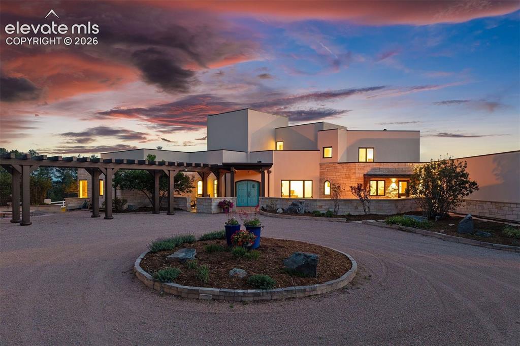 Image 10 of 46: A desert contemporary home enriched by authentic Southwestern details, thou