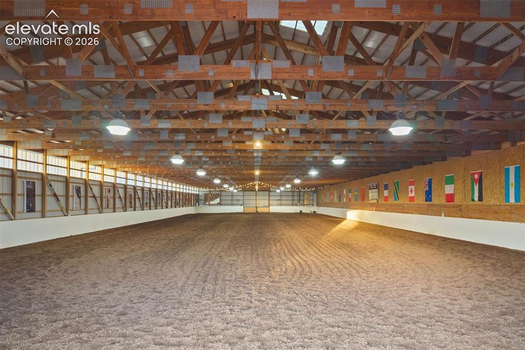 Image 41 of 46: Outdoor arena measuring 210 ft x 120 ft.