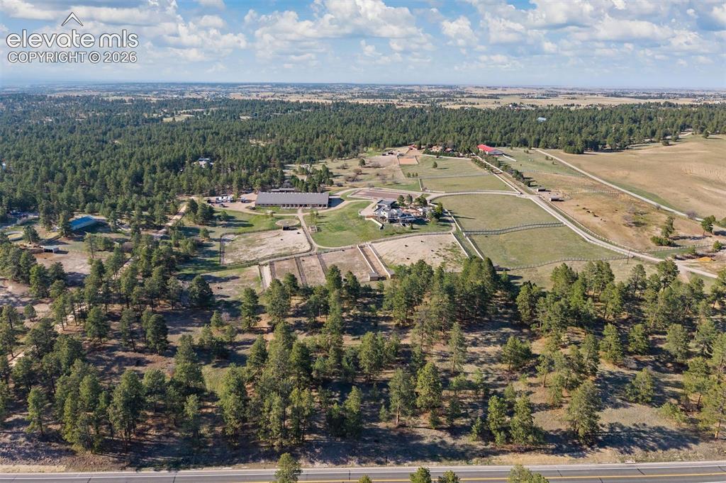 Image 46 of 46: A long, winding driveway leads to an electric gated entry.