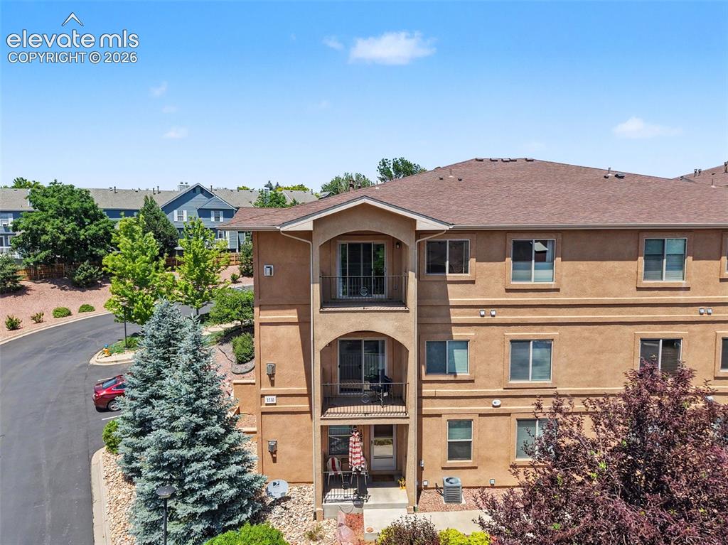 Image 1 of 34: Subject property is the upper, end unit. There is only one set of stairs to
