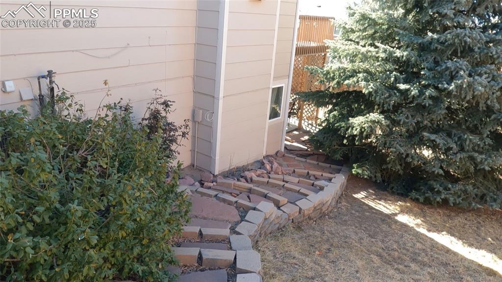 Image 7 of 25: View of yard featuring a mountain view and a shed