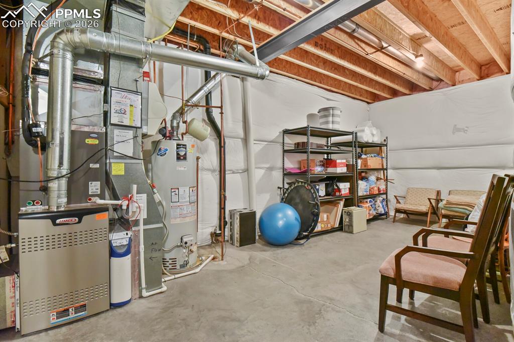 Image 36 of 46: Useful storage and mechanicals area(Humidifier does not work).  