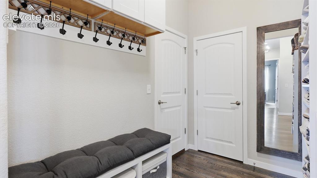 Image 25 of 50: SMART DESIGN, BEAUTIFULLY EXECUTED — An inviting mudroom off the garage kee