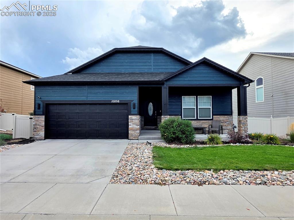 Caption: Front of Structure