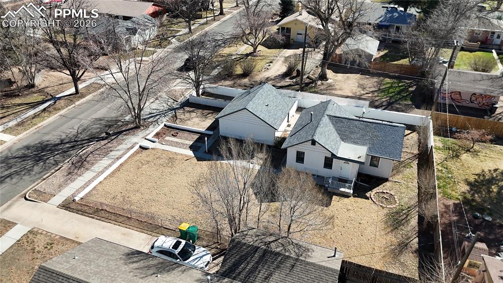 Image 29 of 34: Aerial view of residential area