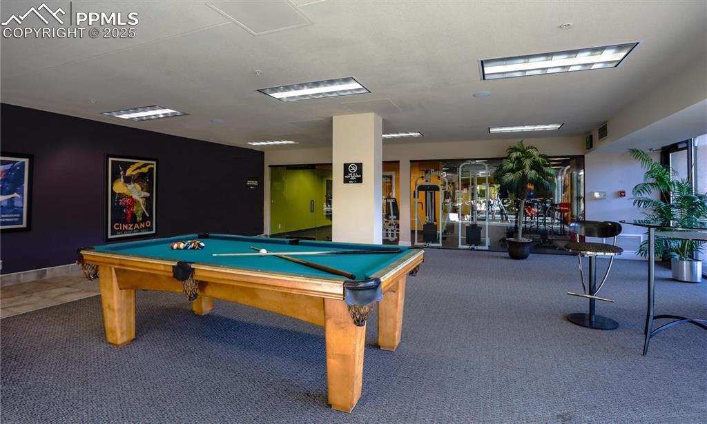 Image 32 of 32: Rec room featuring billiards