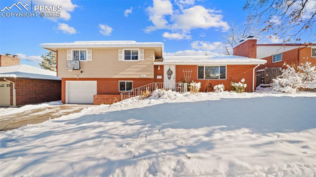 Caption: Front of Structure