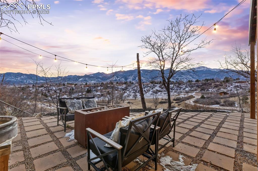 Image 34 of 46: Patio on lower level. 