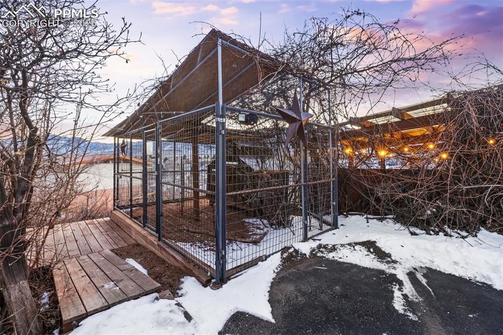 Image 38 of 46: Chicken coop - with the best of views! 