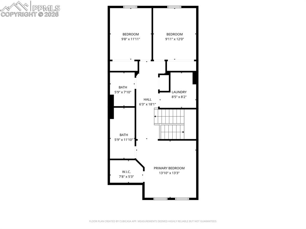 Image 30 of 30: Upstairs Floor Plan