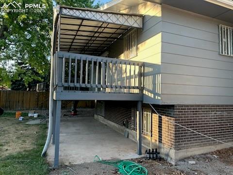 Image 40 of 44: Side of Structure