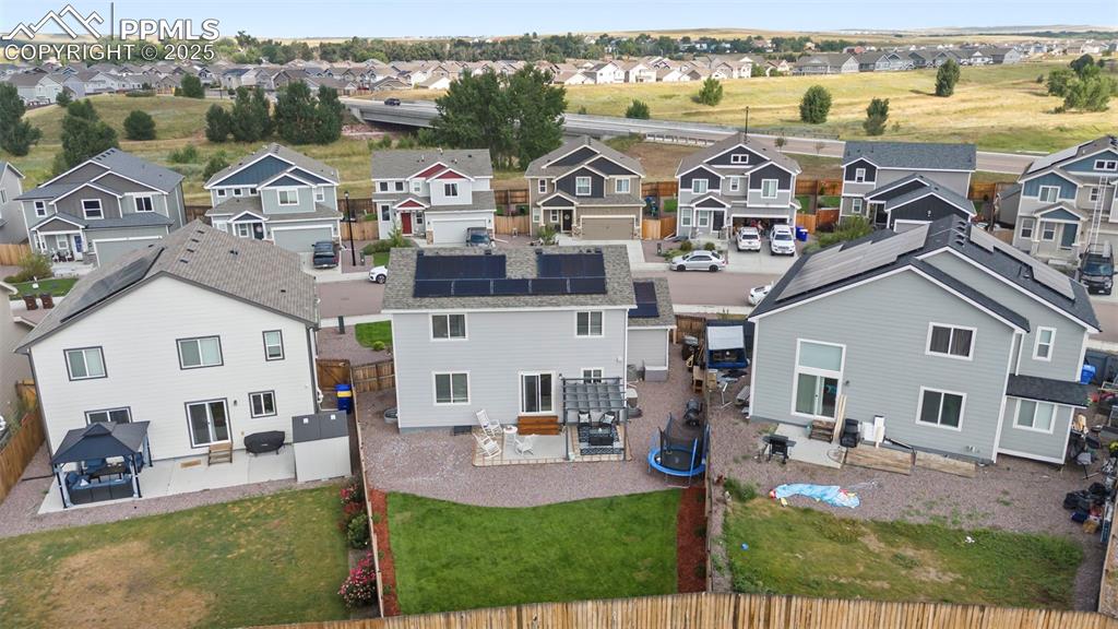 Image 41 of 45: Aerial view of residential area