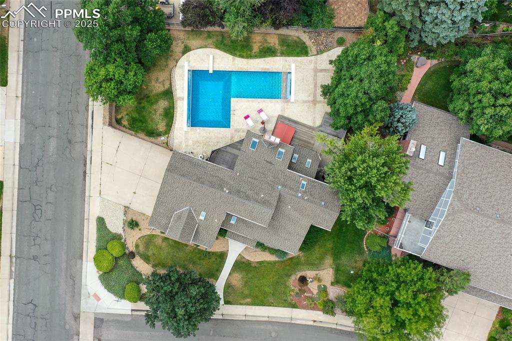 Image 4 of 50: Birds eye view of property.