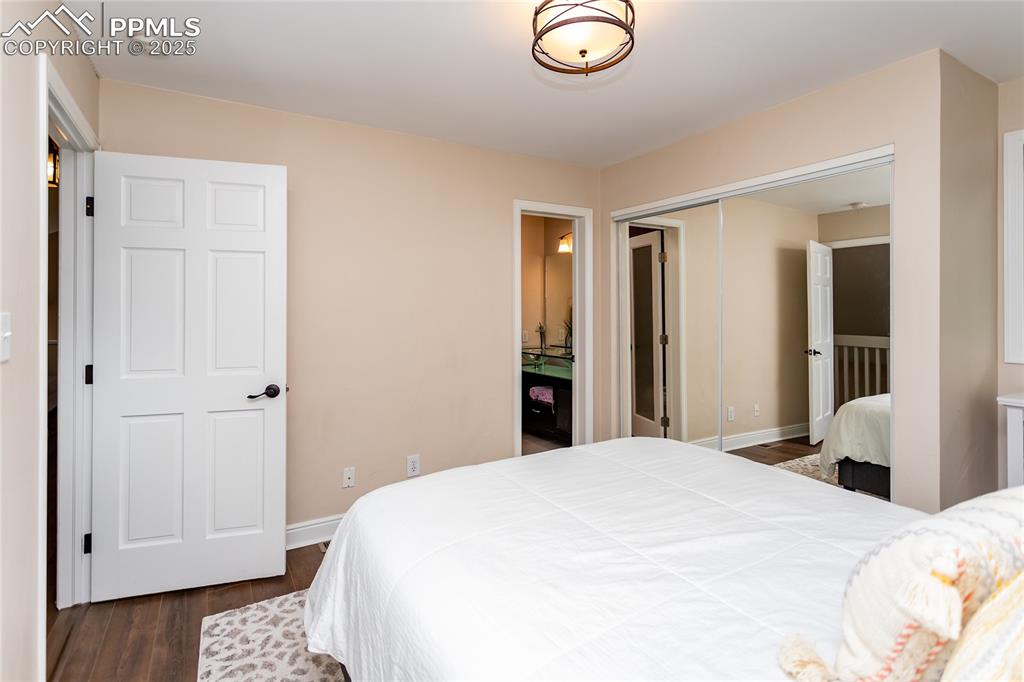 Image 41 of 50: Bedroom # 3 shares a Jack & Jill bathroom.