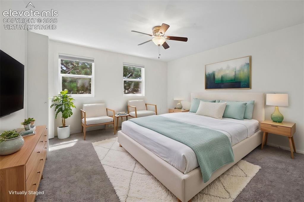 Image 17 of 27: Virtually staged bedroom